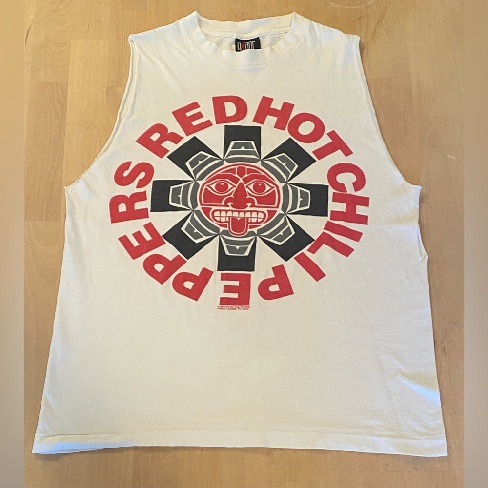 1991 Vintage Red Hot Chili Peppers Blood Sugar Sex Magik T-Shirt Size Large